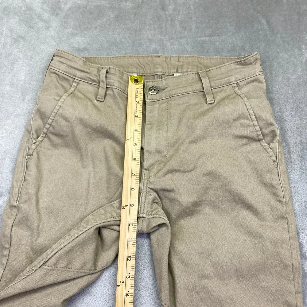 Levi's Khaki Pants Slim Fit Stretch Men Size 32 Fits 30